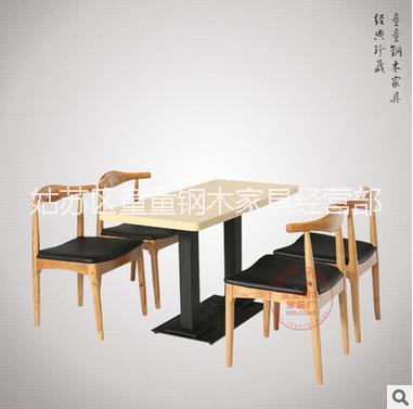 小吃奶茶店 分體餐桌椅 定制批發(fā)姑蘇區(qū)童童鋼木家具經(jīng)營部