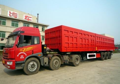 廠家直銷13米高欄半掛車價(jià)格