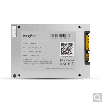 金速 KingFast F6 128G 固態(tài)硬盤SATA3 臺式筆記本SSD