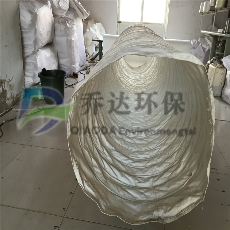 供應(yīng)350*2000散裝機(jī)伸縮布袋 水泥廠帆布伸縮布袋