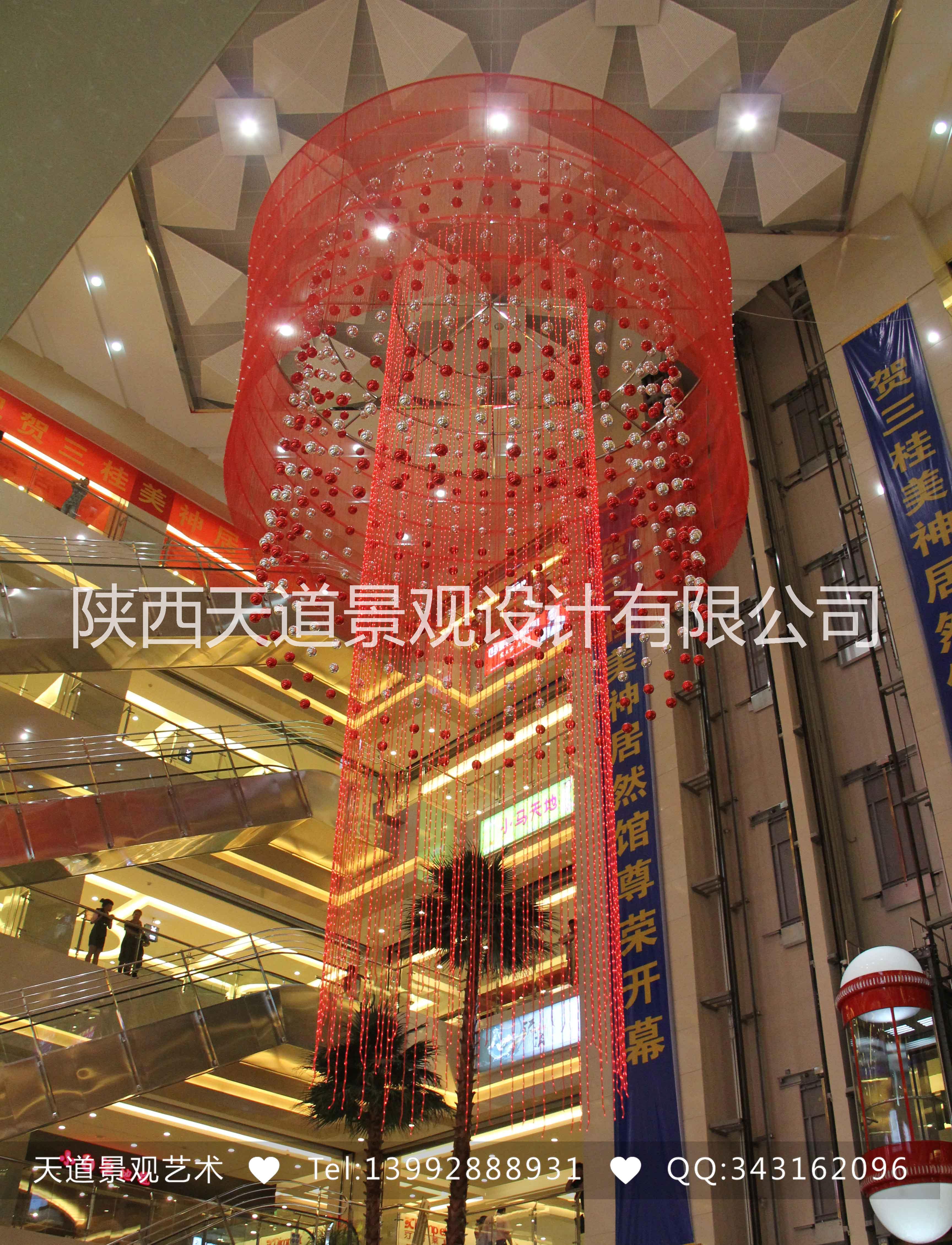 西安商場空間裝飾    花藝美陳設(shè)計(jì) 節(jié)慶美陳設(shè)計(jì) 西安商場節(jié)慶美陳