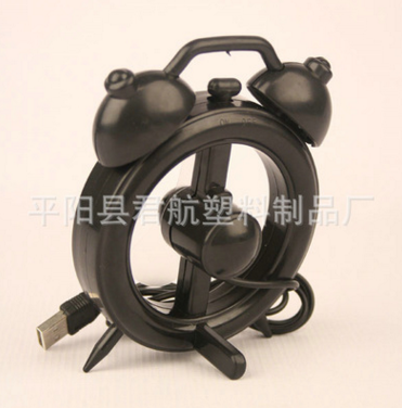 廠家直銷 USB鬧鐘創(chuàng)意小風(fēng)扇 個(gè)生鬧鐘風(fēng)扇 迷你小風(fēng)扇