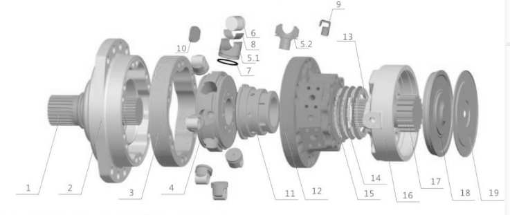 波克蘭/POCLAIN MS11,MSE11徑向液壓馬達(dá)定子 轉(zhuǎn)子 缸體總成 波克蘭/POCLAI徑向液壓馬達(dá)