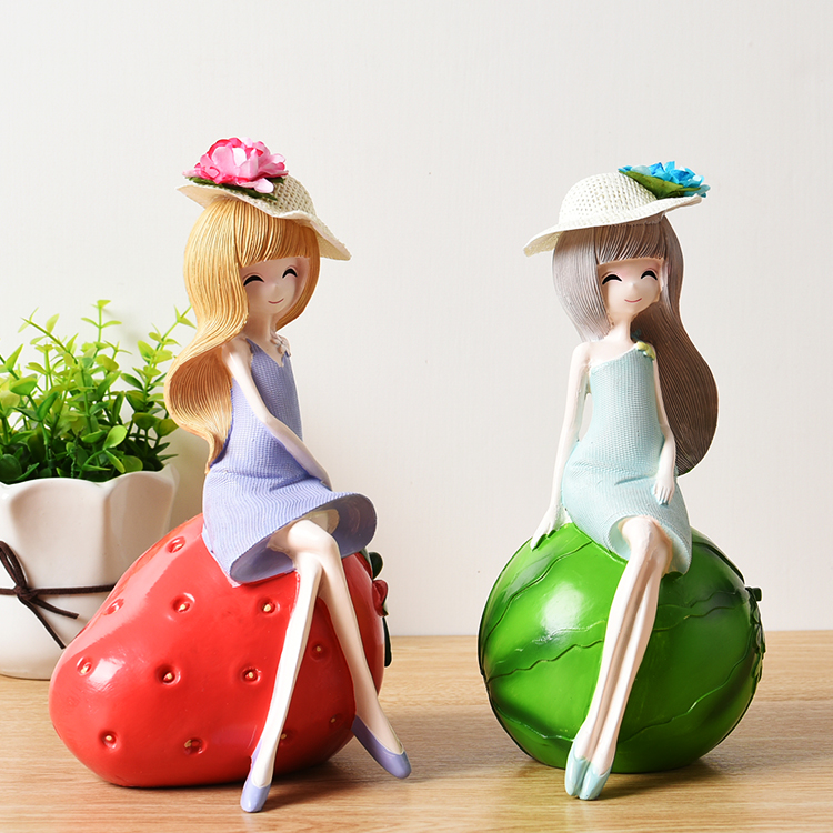 可愛娃娃擺件 樹脂人物擺件 樹脂工藝品 樹脂可愛娃娃