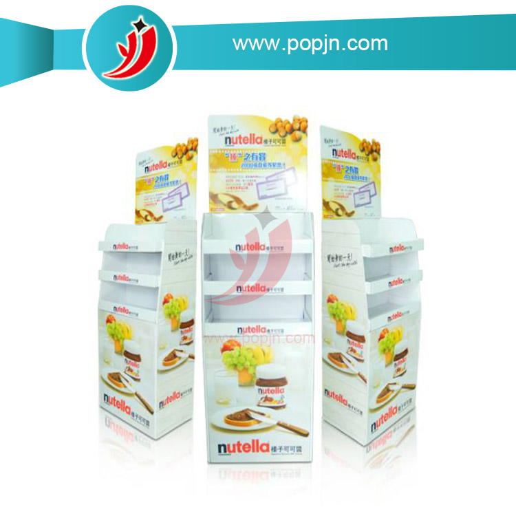 深圳食品紙貨架批發(fā)商場(chǎng)超市柜臺(tái)紙貨架，重低音通話耳機(jī)展示盒，PDQ展示盒 紙堆頭