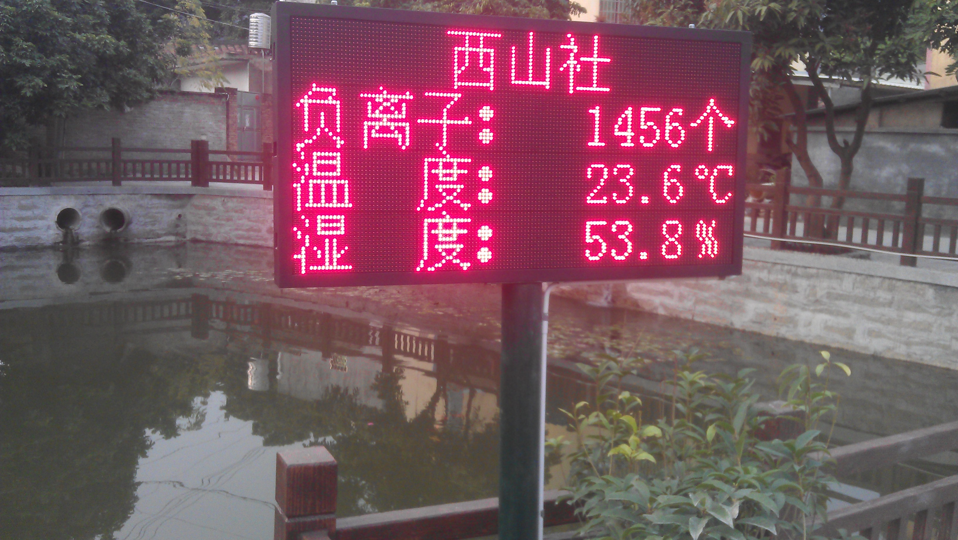 空氣負離子濃度在線監(jiān)測系統(tǒng) 景區(qū)負離子濃度的測量與評估