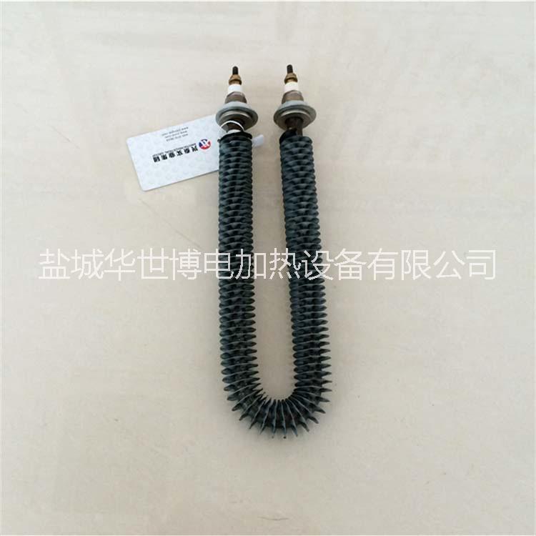 鹽城 電加翅片管 雙頭翅片式不銹鋼加熱棒 暖氣片加熱管  翅片管