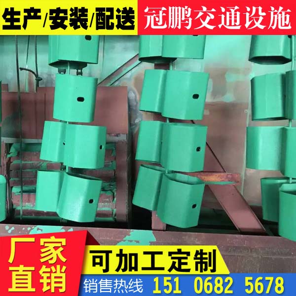 直銷湖南省株洲市波形護欄板配件 護欄板防阻塊 端頭