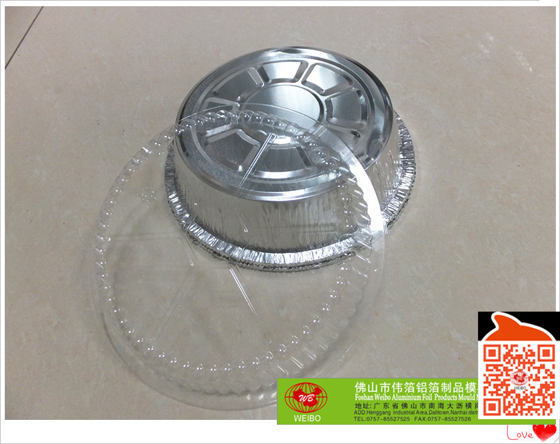 7寸圓盤錫紙盤鋁箔碗錫紙碗 蒸飯焗飯披薩錫紙碗出口