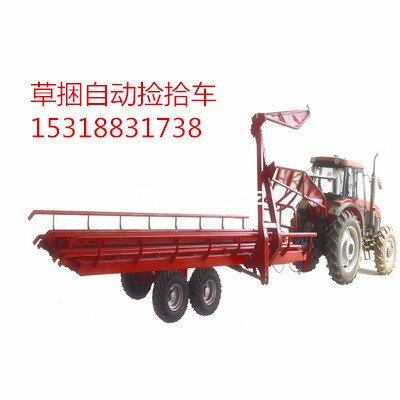 草捆自動撿拾車