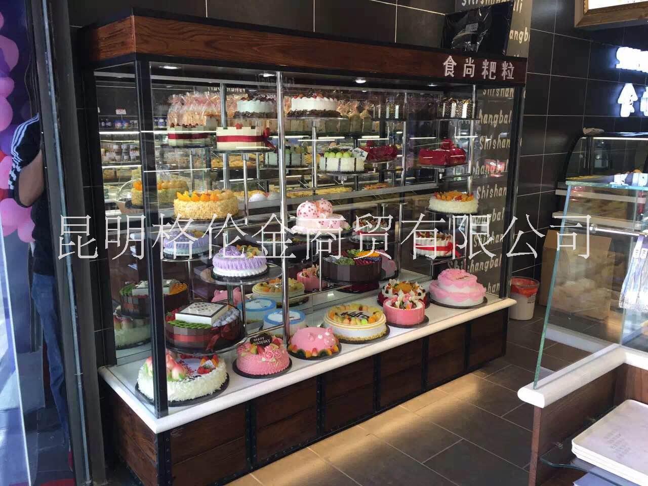 供應(yīng)展示柜廠家 圓弧蛋糕柜蛋糕保鮮柜多層面包展示柜