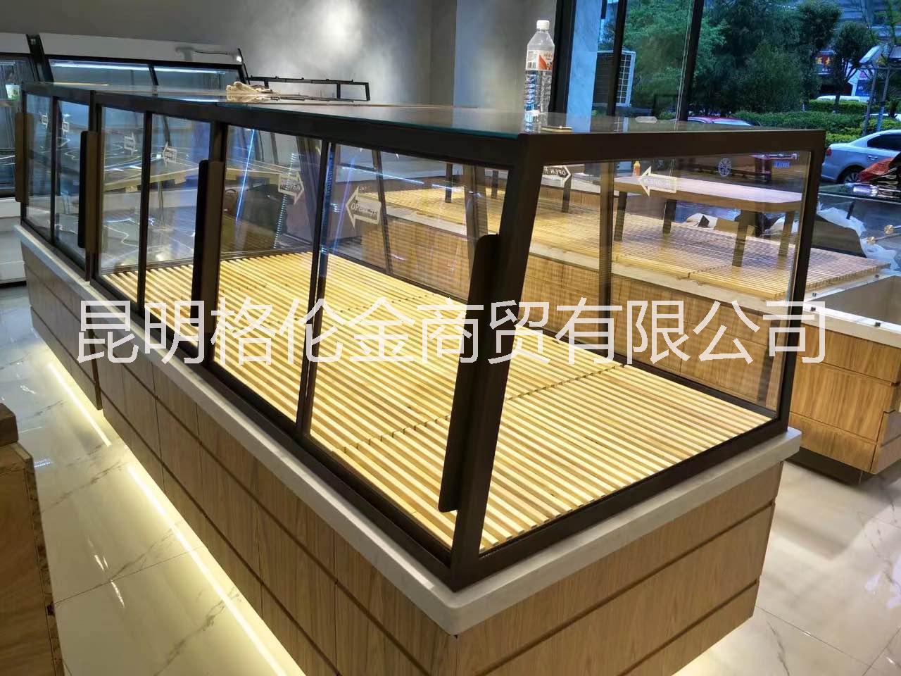 抽屜式中島柜廠家，*貨架玻璃樣品柜展示柜定做，*展柜定做