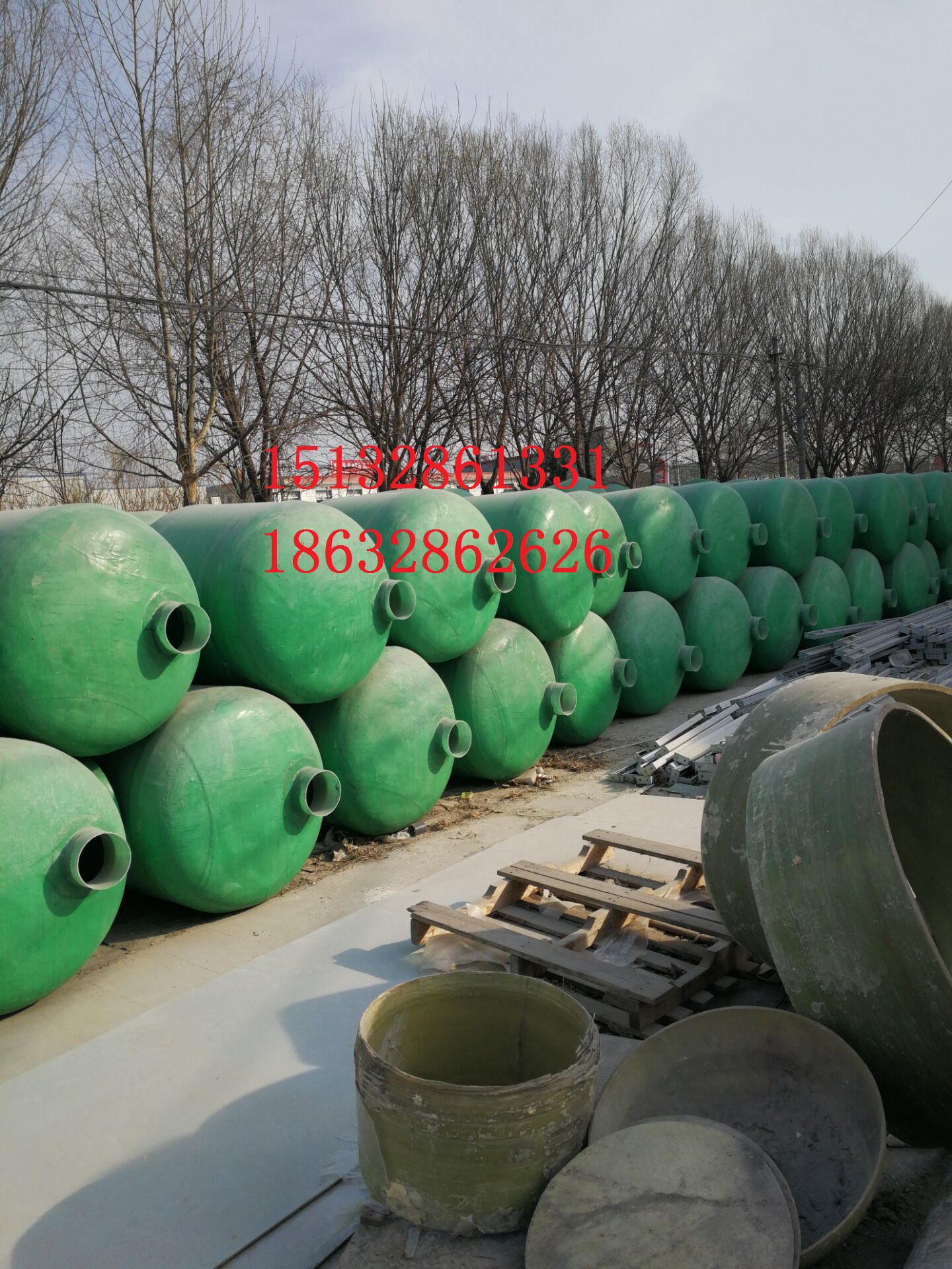 纏繞模壓玻璃鋼化糞池/隔油池/玻璃鋼一體污水處理設(shè)備化糞池環(huán)保