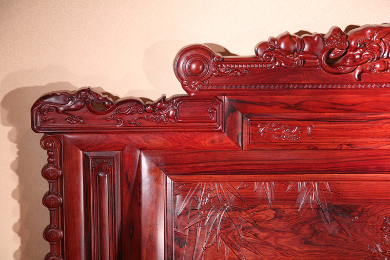 廠家直銷紅木家具紅木大床大紅酸枝財(cái)源大床大紅酸枝大床實(shí)木大床三件套