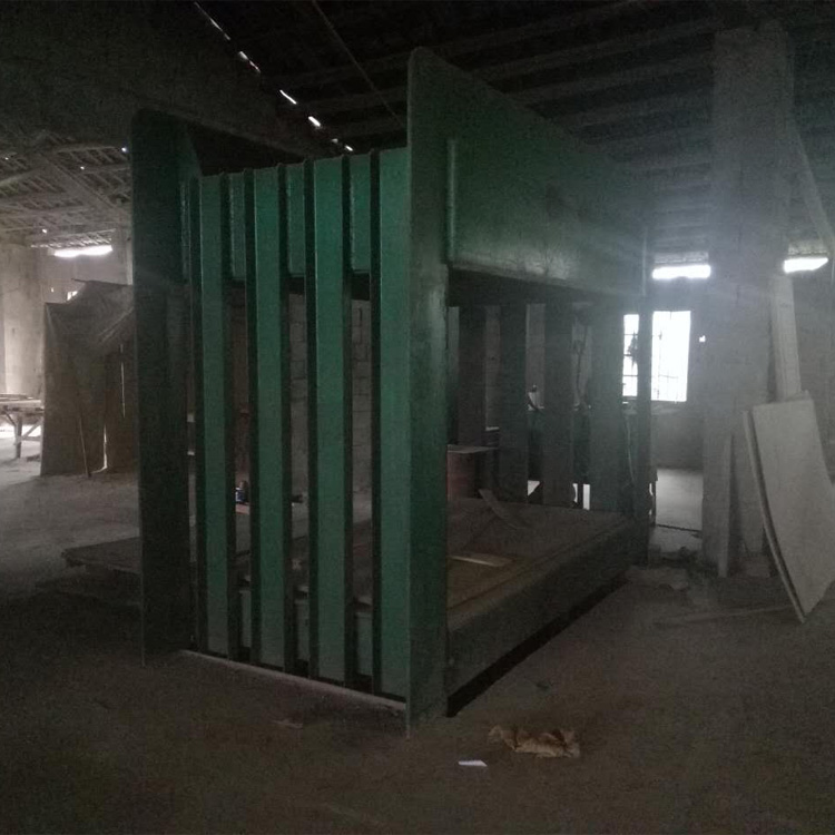 處理4*8尺450噸二手液壓式木工冷壓機 下壓式冷壓機