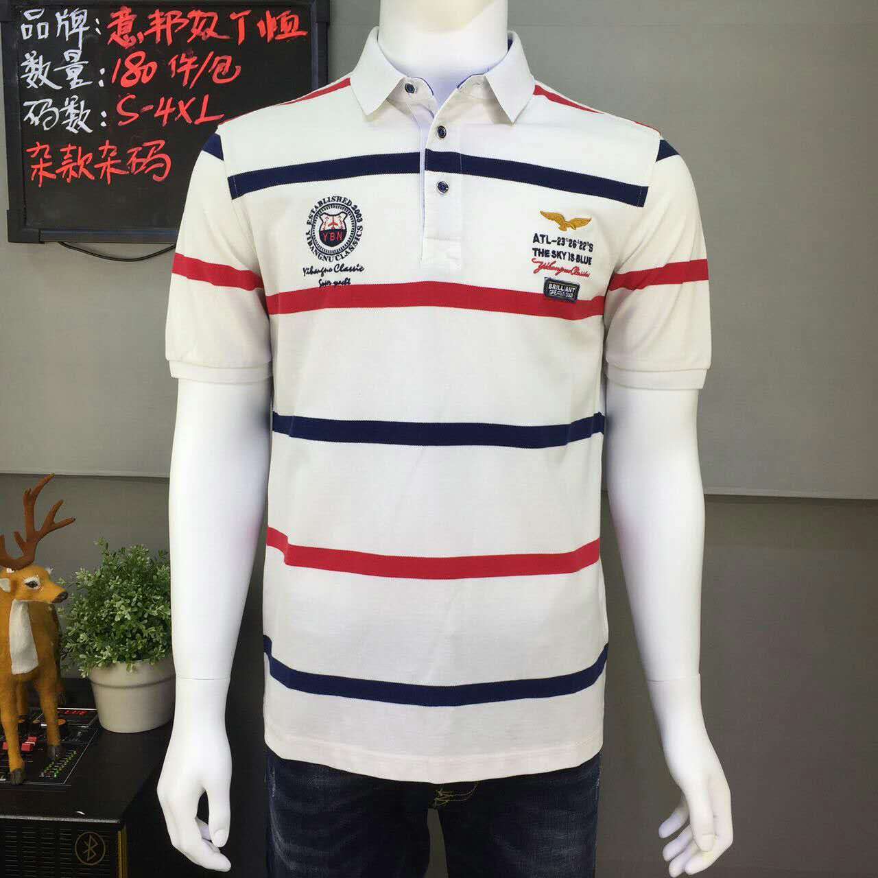 意邦奴*男裝商務休閑T恤廠家?guī)齑嫖藏浺皇重浽凑劭蹚V州名都匯