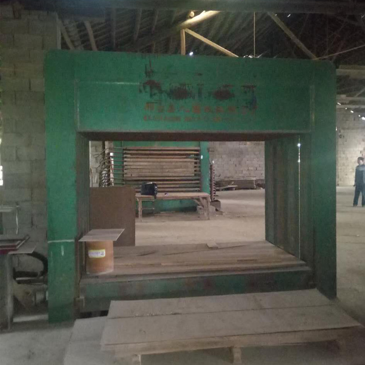 處理4*8尺450噸二手液壓式木工冷壓機 下壓式冷壓機