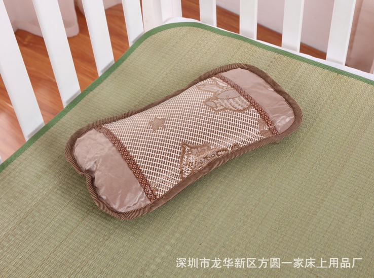雙面席折疊席金磚童席竹仿藤清涼夏季兒童寶寶嬰兒床竹涼席子