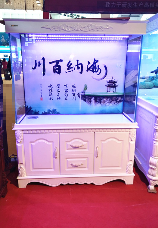 白色歐式魚缸簡歐魚缸 水族箱 保定水族箱廠家 白色歐式魚缸簡歐魚缸