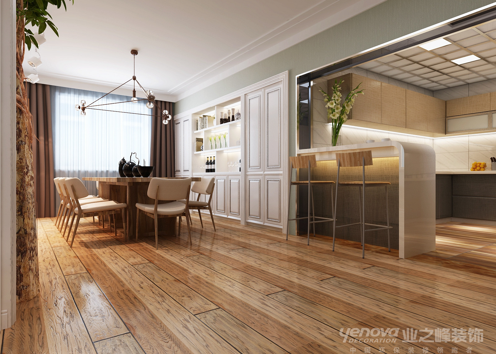 環(huán)保裝修——梅園小區(qū)案例太原業(yè)之峰