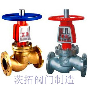 上海J41N液化氣截止閥，碳鋼法蘭截止閥實(shí)拍圖