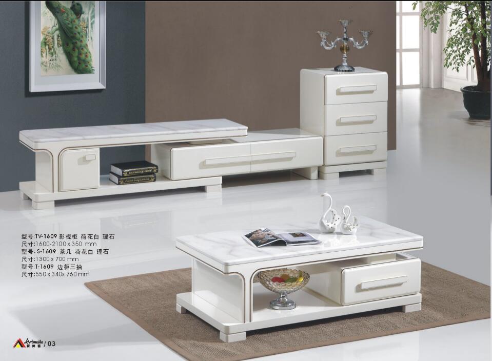 批發(fā)大理石茶幾電視柜 批發(fā)現(xiàn)代簡約款大理石茶幾電視柜