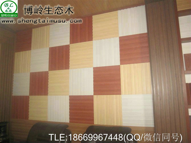 博嶺生態(tài)木護墻板效果圖美