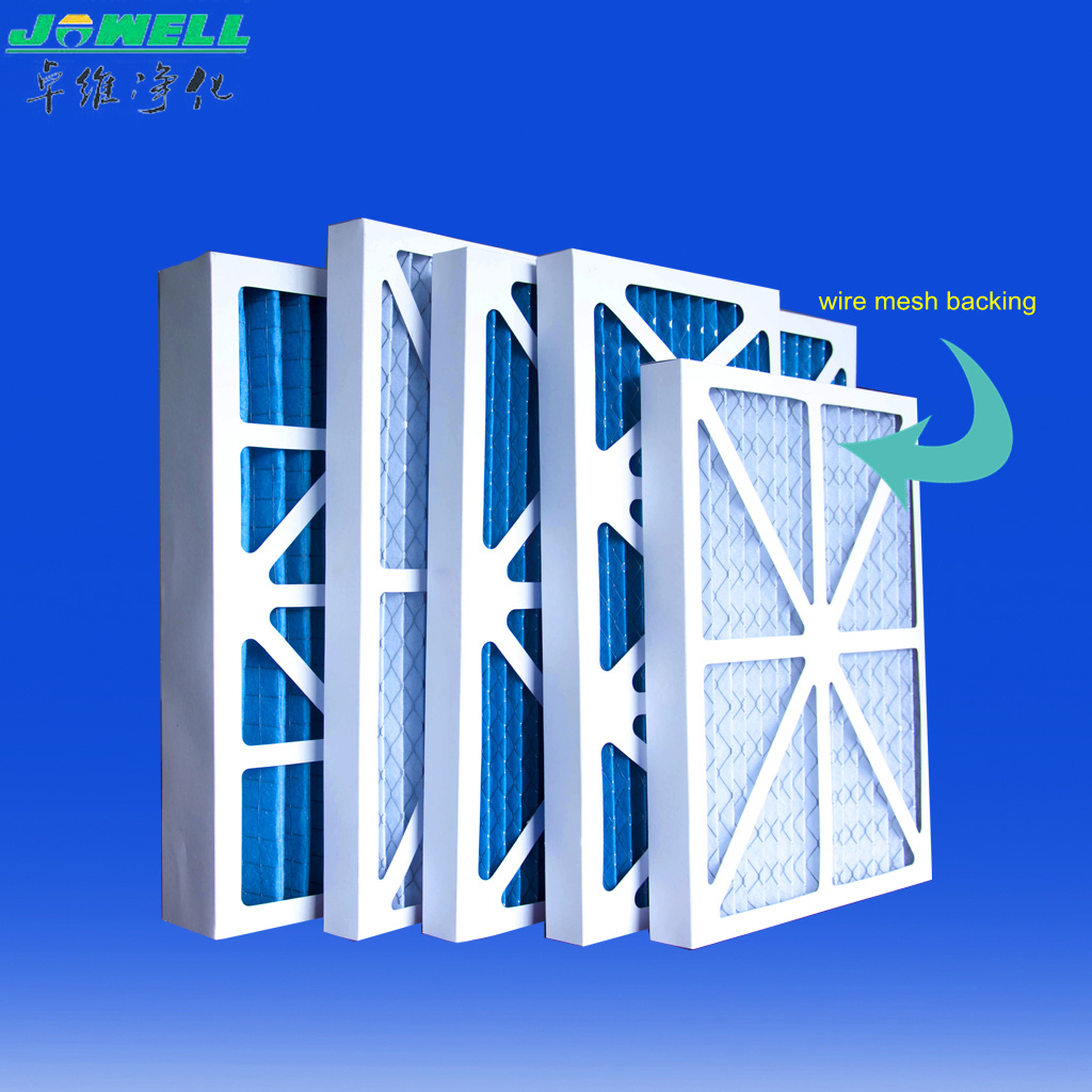 紙框折疊式初效過濾器