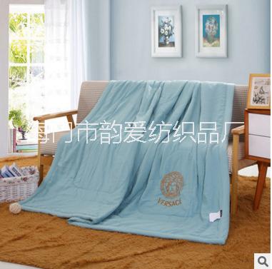 繡花全棉夏涼被 水洗棉空調(diào)被 學(xué)生夏被禮品被