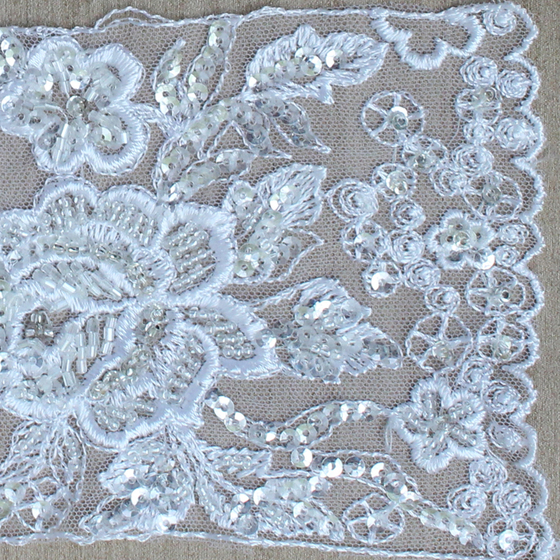 【卓思】 廠家直銷*現(xiàn)貨蕾絲繡花朵花，時尚服裝，婚紗，禮服，家紡用料