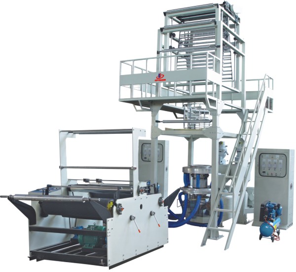 供應(yīng)上牽引旋轉(zhuǎn)熱收縮膜吹膜機(jī) 鑫宏牌上牽引旋轉(zhuǎn)熱收縮膜吹膜機(jī)