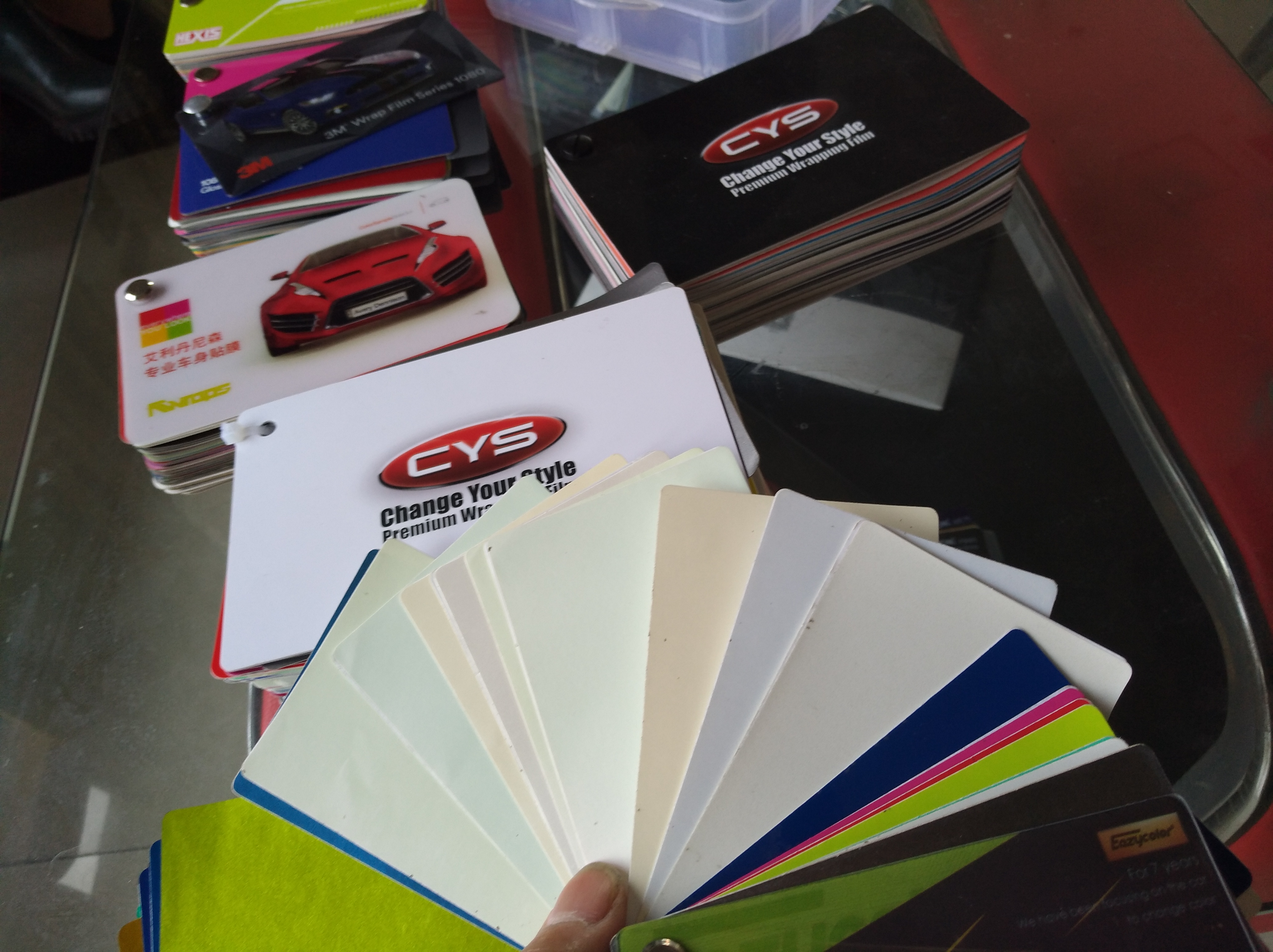 改色膜色卡部分欣賞