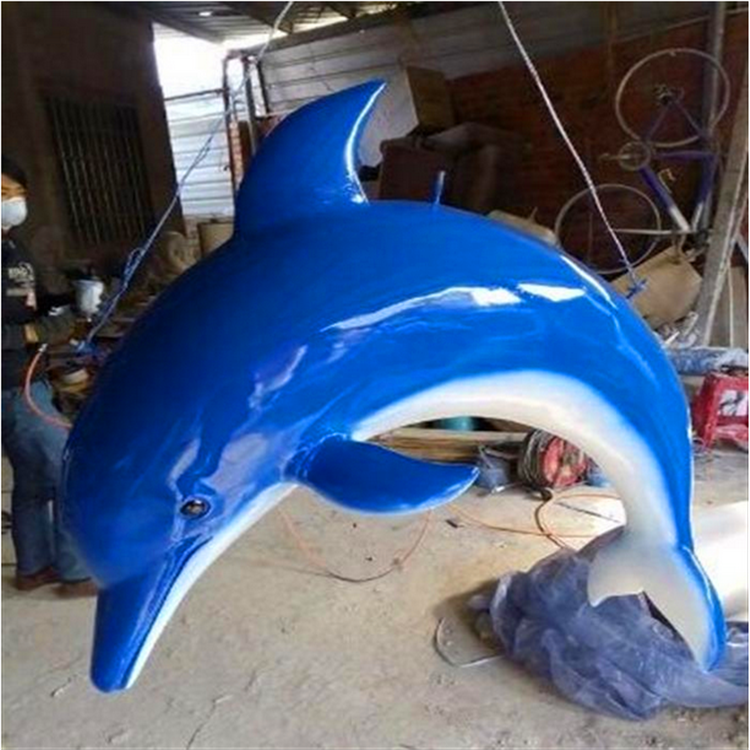 供應(yīng)海豚雕塑 可定制仿生動(dòng)物雕塑  玻璃鋼動(dòng)物雕塑