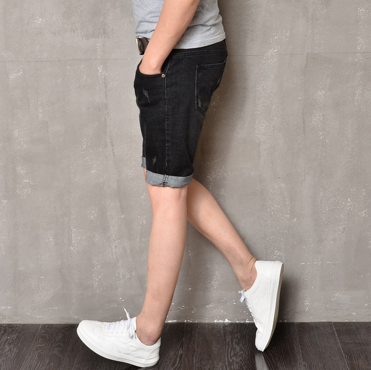 春夏時尚男式牛仔短褲彈力五分褲短褲男批發(fā)代發(fā)男士休閑短褲 男士休閑短褲批發(fā) 男士休閑短褲廠家 供應(yīng)男士休閑短褲