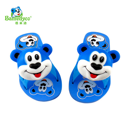 童鞋新款創(chuàng)意可愛卡通娃娃小孩鞋子防滑透氣兒童家居拖鞋廠家批發(fā)