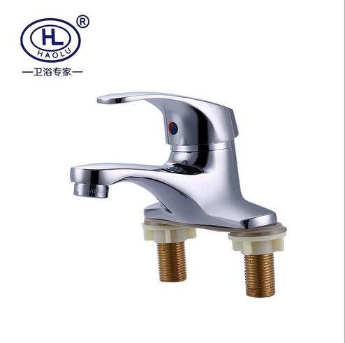 廠家現(xiàn)貨直銷 銅冷熱混水龍頭雙聯(lián)入墻式浴室沐浴水龍頭