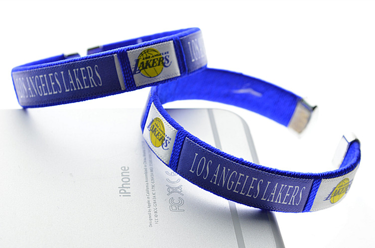 籃球迷用品 湖人騎士熱火雷霆勇士手腕帶 廠家直銷(xiāo) NBA籃球手環(huán)