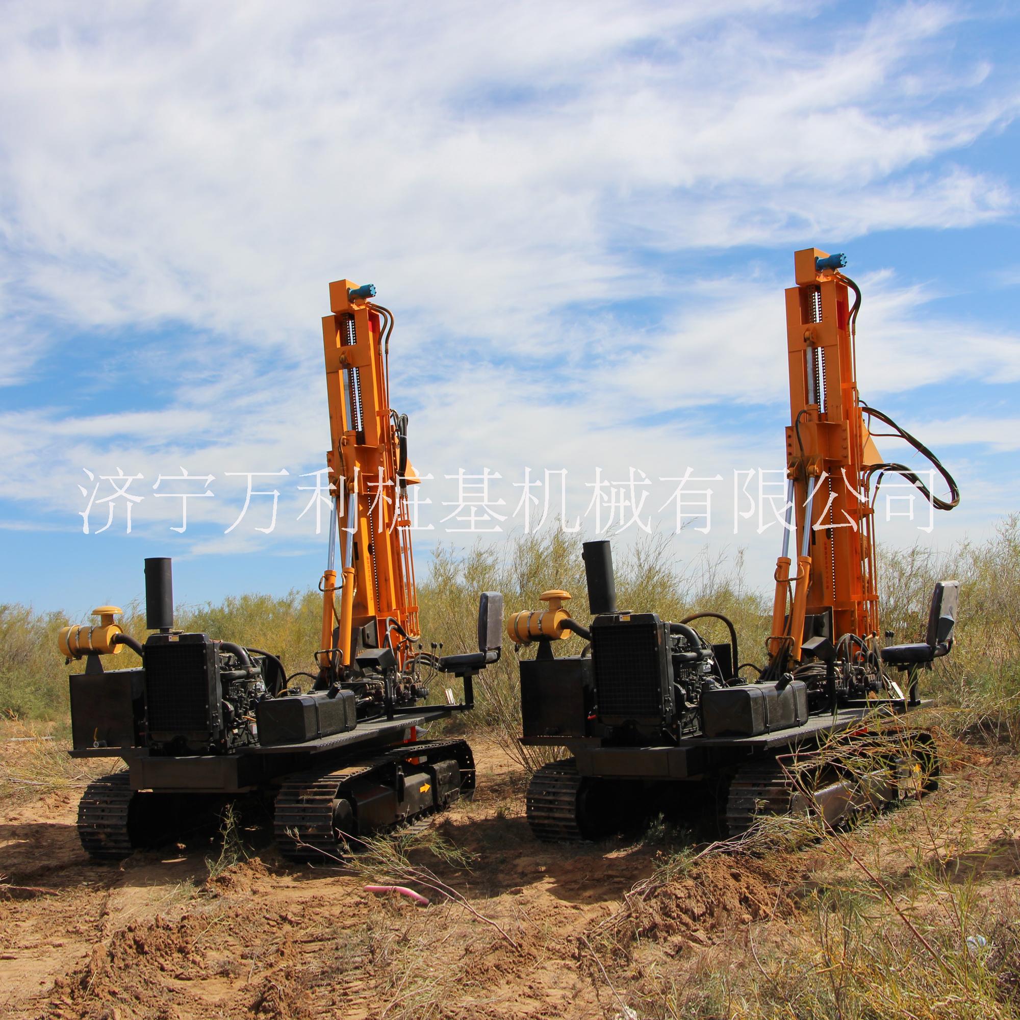 光伏螺旋樁打樁機(jī) 光 伏工程建筑打樁機(jī)