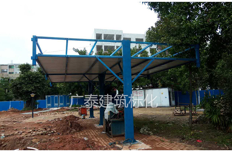 鋼結構加工棚 施工現(xiàn)場作業(yè)臨時用加工棚 工程工地現(xiàn)場加工鋼筋棚