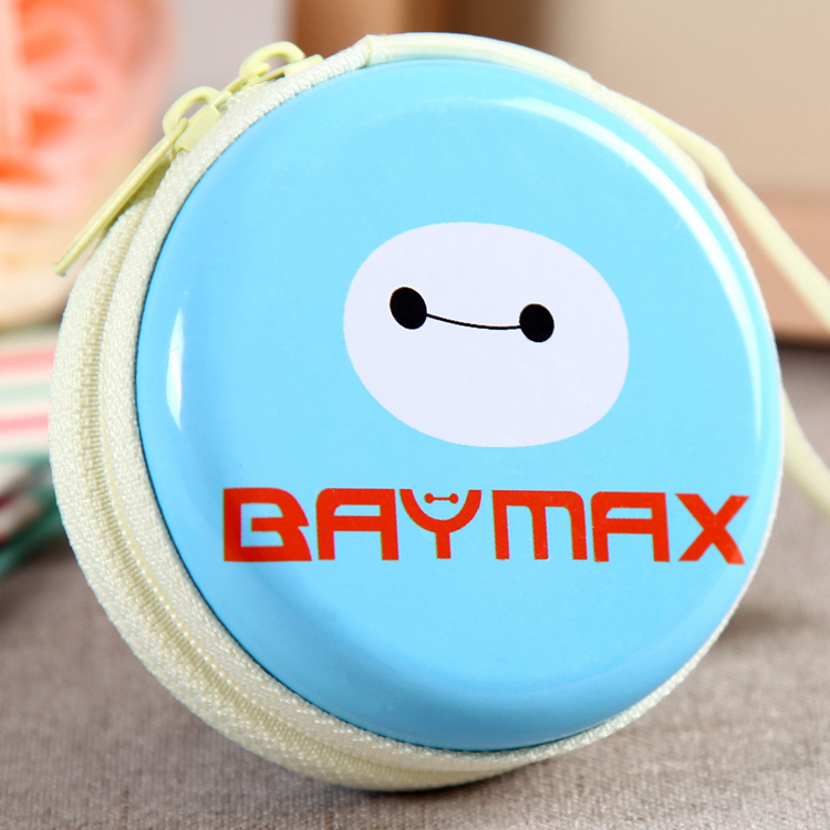 大白零錢包 大白卡通錢包廠家 可愛零錢包元素女孩散錢包