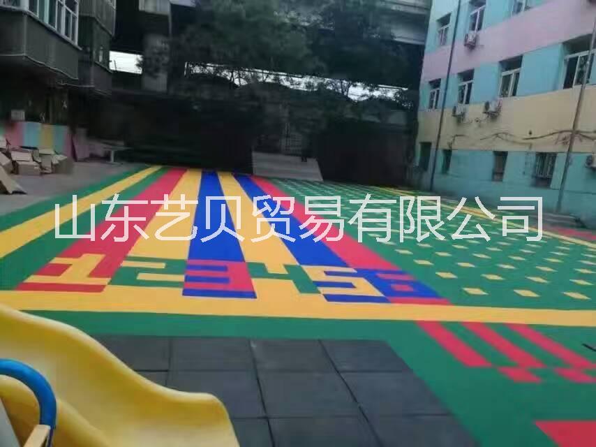 幼兒園碳化積木 懸浮地板 蕩橋 山東藝貝幼兒園玩教具廠家