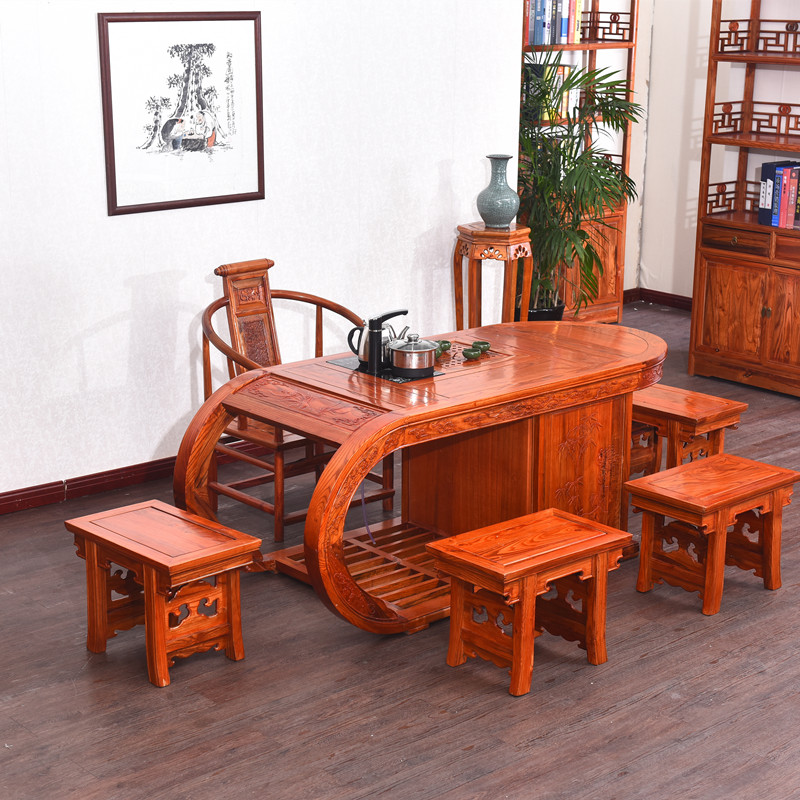 老榆木 茶道桌椅 大量供應(yīng)茶道桌椅 茶道桌椅批發(fā)