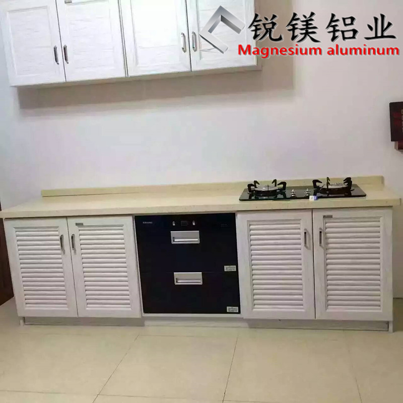 銳鎂木紋鋁型材 全鋁櫥柜 全鋁家具鋁材 鋁合金廚柜 櫥柜定制