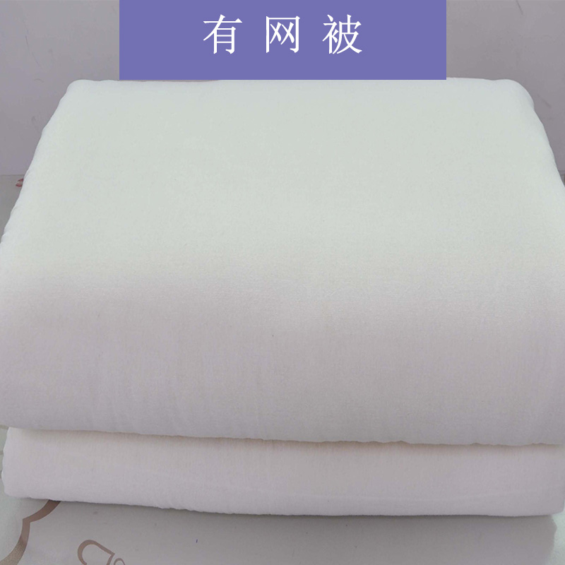 重慶有網(wǎng)被批發(fā)梳棉機精梳加工優(yōu)質棉絮千層雪有網(wǎng)純棉棉被