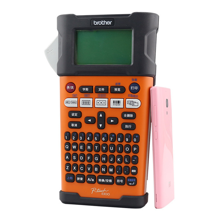 Brother兄弟標(biāo)簽機(jī) PT-E300便攜式電信 電力 線纜標(biāo)簽機(jī)代替7600