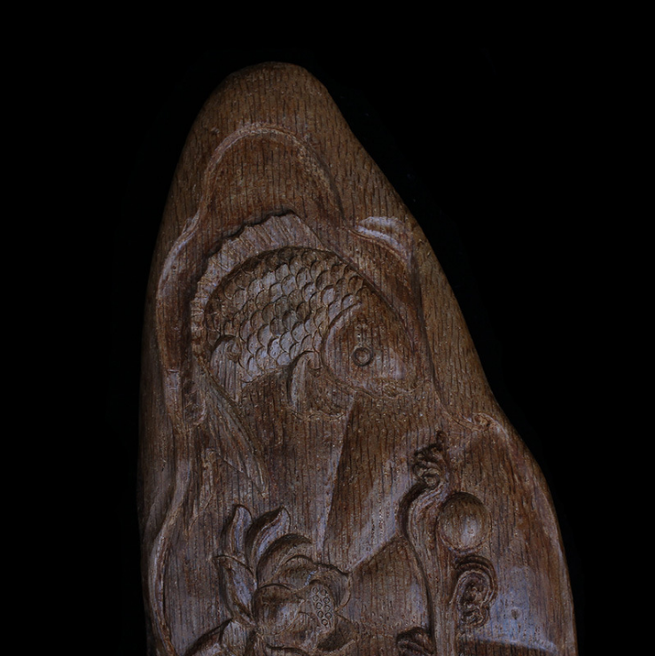 加里曼丹沉香吊墜蓮年有魚(yú)