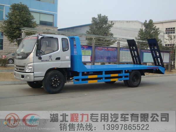 東風(fēng)10噸挖機(jī)平板運(yùn)輸車多少錢 挖機(jī)平板車價(jià)格