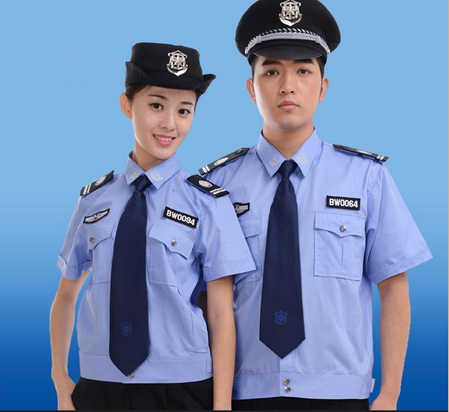 天河區(qū)夏季保安工作服定制批發(fā) ，天河*訂做，肩章袖章免費送