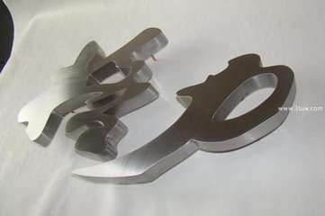 廠家訂制前臺不銹鋼字 招牌金屬字 拉絲不銹鋼字 不銹鋼廣告字