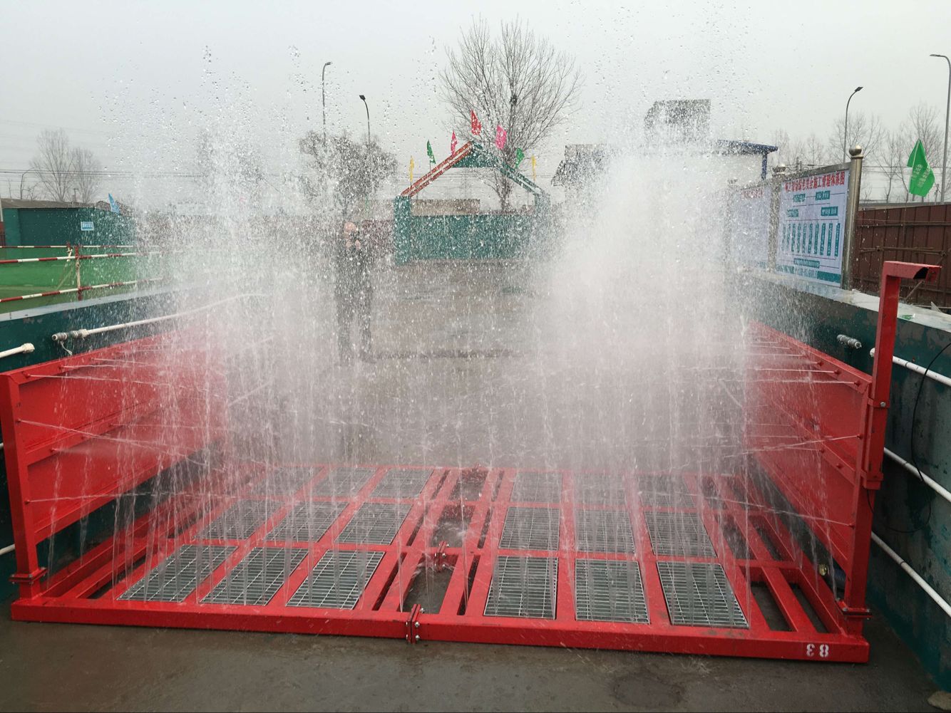 石家莊 石家莊建筑工地車輛自動沖洗平臺